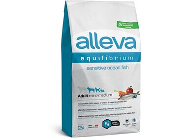 Alleva Equilibrium Sensitive Adult Mini&Medium сухой корм для собак мелких и средних пород с чувствительным пищеварением с рыбой