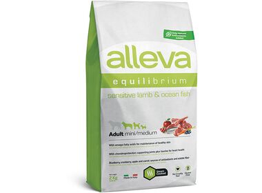 Alleva Equilibrium Sensitive Adult Mini&Medium Lamb сухой корм для собак мелких и средних пород с чувствительным пищеварением с ягнёнком
