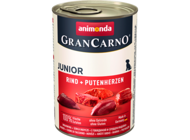 Animonda Vom Feinsten Junior консервы для щенков с говядиной и сердцем индейки
