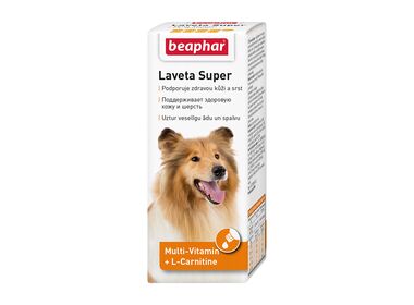 Beaphar Laveta Super витамины для собак против выпадения волос, активной линьки