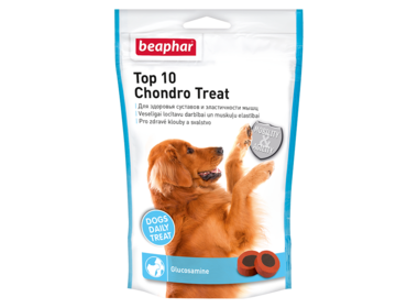 Beaphar Top 10 Chondro Treat витамины для собак с глюкозамином (70 табл.)
