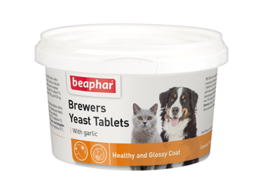 Beaphar Brewers Yeast витамины для собак с пивными дрожжами и чесноком (250 табл.)