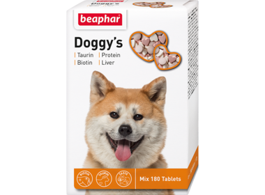 Beaphar Doggy’s MIX кормовая добавка для собак с биотином, таурином и протеином (180 табл.)