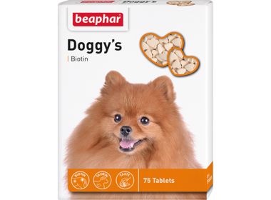 Beaphar Doggy’s Biotin кормовая добавка для собак с биотином (75 табл.)