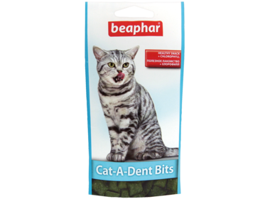 Beaphar Cat-A-Dent Bits лакомство для кошек для чистки зубов