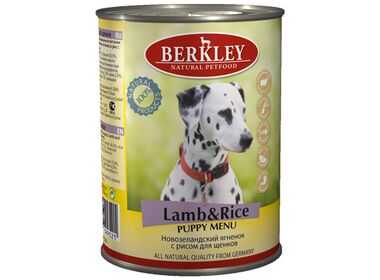 Berkley Puppy Lamb&Rice консервы для щенков с ягненком и рисом