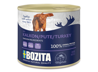 Bozita консервы для собак мясной паштет с индейкой
