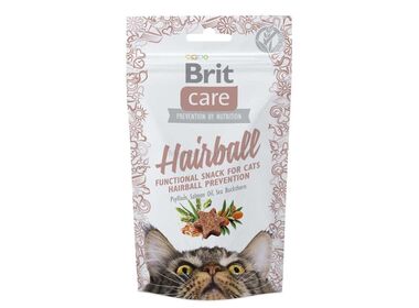 Brit Care Hairball лакомство для кошек для вывода комков шерсти