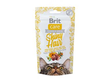 Brit Care Shiny Hair лакомство для кошек для блестящей шерсти