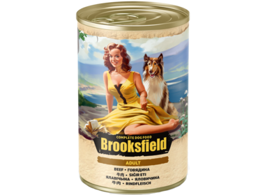 Brooksfield Adult all Breed Dog консервы для собак всех пород с говядиной и рисом