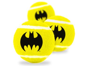 Buckle-Down Бэтмен игрушка для собак - теннисные мячики (3 шт. по 7 см.)