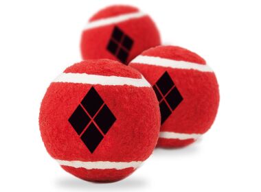 Buckle-Down Харли Квинн игрушка для собак - теннисные мячики (3 шт. по 7 см.)	
