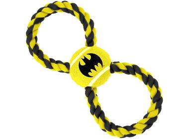Buckle-Down Бэтмен игрушка для собак - грейфер мячик на верёвке (29 см.)