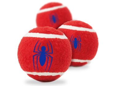 Buckle-Down Человек-паук игрушка для собак - теннисные мячики (3 шт. по 7 см.)