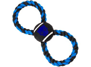 Buckle-Down Чёрная Пантера игрушка для собак - грейфер мячик на верёвке (29 см.)
