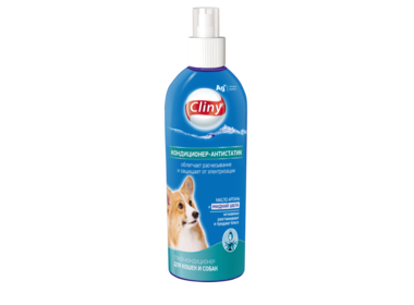 Cliny Кондиционер-антистатик спрей-антистатик для кошек и собак