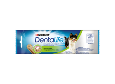 DentaLife лакомство для собак средних пород - поддержания здоровья полости рта (1 шт.)