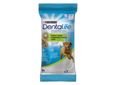 DentaLife лакомство для собак крупных пород - поддержание здоровья полости рта (3 шт.)