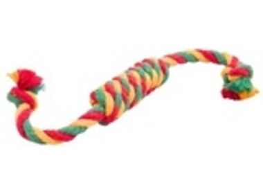 Doglike Dental Knot игрушка для собак - Сарделька канатная большая разноцветная (42 см.)