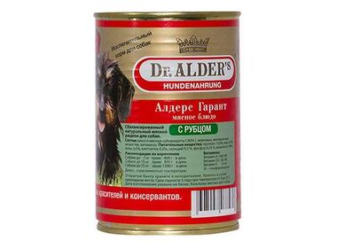 Dr.Alders консервы для собак с рубцом