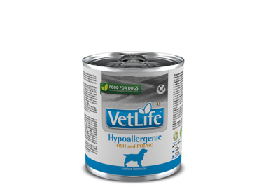 Farmina Vet Life Dog Hypoallergenic Fish&Potato консервы для собак с пищевой непереносимостью с рыбой и картофелем