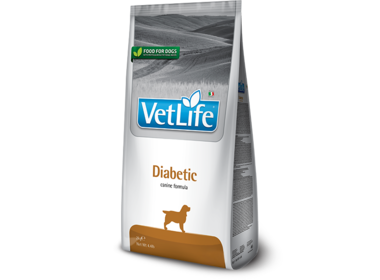 Farmina Vet Life Diabetic сухой корм для собак при сахарном диабете, снижение избыточного веса