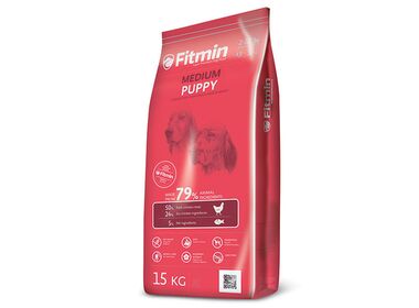 Fitmin Medium Puppy сухой корм для щенков средних пород, беременных и кормящих собак с курицей
