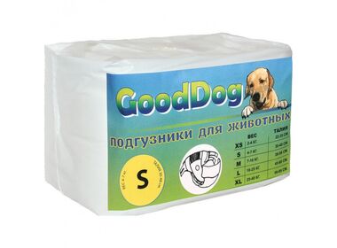 GoodDog подгузники для собак весом 4-10 кг.
