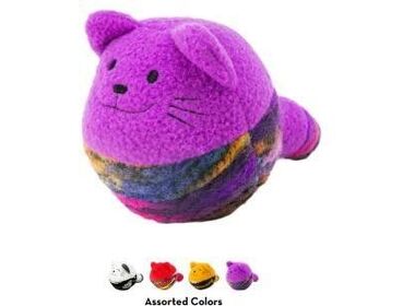 KONG Cat Yarnimals игрушка для кошек "Кот-клубок" с кошачьей мятой