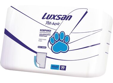 Luxsan Basic впитывающие коврики для животных (60*60 см.)