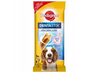 Pedigree Denta Stix лакомство-средство по уходу за зубами для собак средних пород