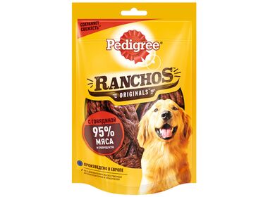 Pedigree Ranchos лакомство для собак "Мясные палочки из говядины"