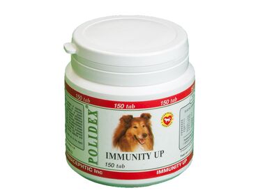 Polidex Immuno Up витамины для щенков и собак мелких и средних пород для укрепления иммунитета