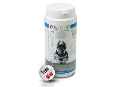 Polidex Polivit-Ca витамины для щенков и кормящих собак крупных пород с кальцием