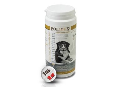 Polidex Multivitamin plus комплексные витамины для щенков и собак крупных пород