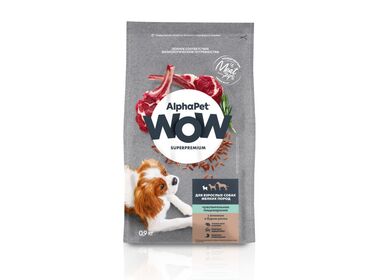 AlphaPet WOW сухой корм для собак мелких пород с чувствительным пищеварением с ягненком и рисом