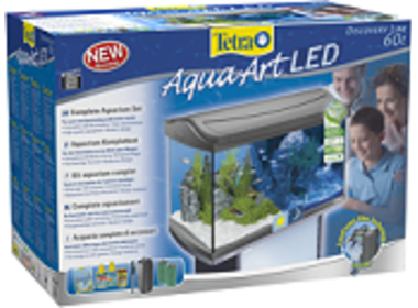 Tetra AquaArt LED Discover Line аквариумный комплекс серый 60 л.