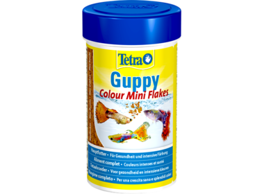 Tetra Guppy Color Mini Flakes корм для всех видов гуппи для усиления окраса в хлопьях