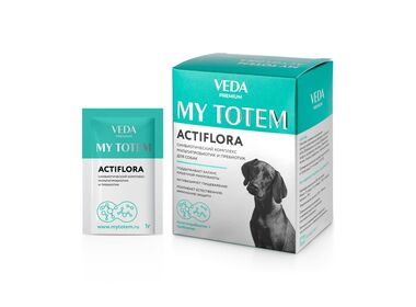 My Totem Actiflora пробиотик и пребиотик для нормализации микрофлоры кишечника для собак