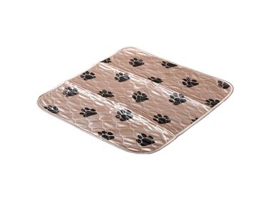 ZooOne пеленка впитывающая многоразовая для домашних животных бежевая (53х53 см.)