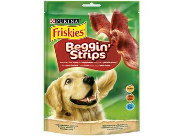 Friskies Beggin’ strips лакомство для собак с ароматом бекона