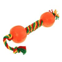 DogLike Dental Knot игрушка для собак - гантель канатная средняя разноцветная (53 см.)