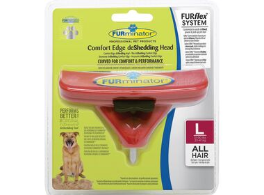 FURminator FURflex L All Hair Large Dog насадка для фурминатора для собак крупных пород всех типов шерсти в период линьки 