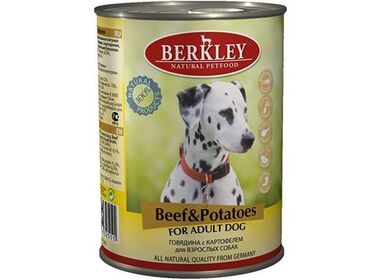 Berkley Adult Beef&Potatoes консервы для собак с говядиной и картофелем