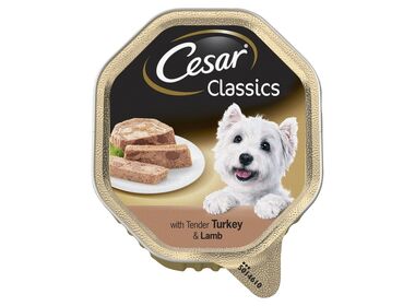 Cesar Classics консервы для собак паштет с нежной индейкой и ягненком