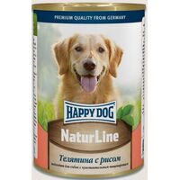 Happy Dog консервы для собак с телятиной и рисом