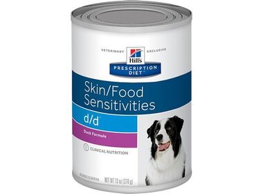 Hill's PD D/D консервы для собак при пищевой непереносимости и аллергии с уткой