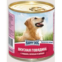 Happy Dog консервы для собак с говядиной, сердцем, печенью и рубцом