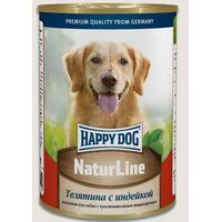 Happy Dog консервы для собак с телятиной и индейкой