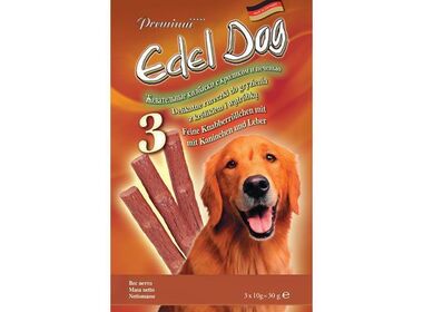 Edel Dog лакомство для собак "Жевательные колбаски с зайцем и печенью"